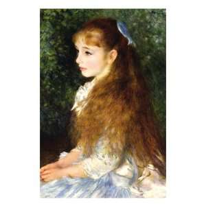  Irene Cahen D Anvers by Pierre Auguste Renoir, 18x24