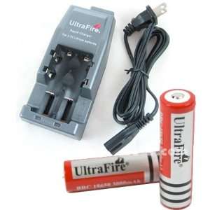  Ultrafire Wf 139 Charger Combo w/ Two 18650 3,000 Mah 