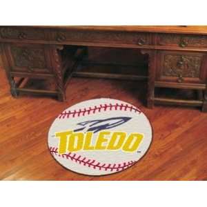  Toledo Rockets Baseball Shaped Area Rug Welcome/Door/Bath 