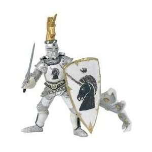  Papo 39915 Silver Unicorn Knight Figure Toys & Games