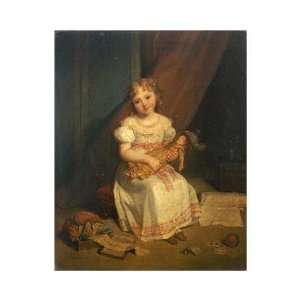  Jean Augustin Franquelin   Her Favourite Doll Giclee