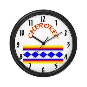  CHEROKEE TRIBE Native american Wall Clock by  