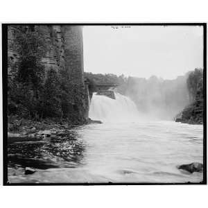    Rainbow Falls,distant view,Ausable Chasm,N.Y.