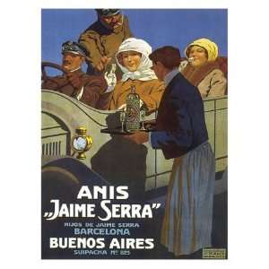  Anis Jaime Serra, Buenos Aires Giclee Poster Print, 40x50 