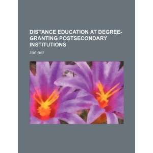 Distance education at degree granting postsecondary 