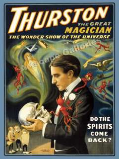 Thurston Spirits Classic Magic Poster 3ft x 4 ft   