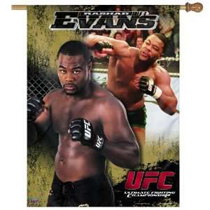  UFC Rashad Evans 27 by 37 Inch Vertical Flag Sports 
