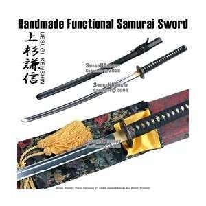  Uesugi Kenshin Handmade Samurai Katana Sword Sharp with 