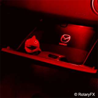 Example showing LEDs used for the glove box light