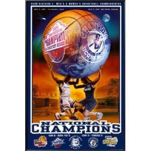  UCONN   2004 NCAA Div. 1 Mens & Womens Basketball 