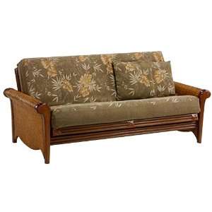  Night Rattan Floral Rosebud Futon