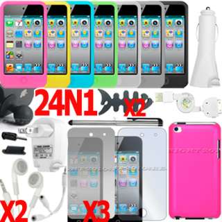   CASE ANTI GLARE SCREEN PROTECTOR BUNDLE FOR APPLE IPOD TOUCH 4 4TH GEN
