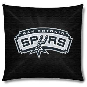  Spurs 18x18 Cotton Duck Toss Pillow (NBA) Sports 