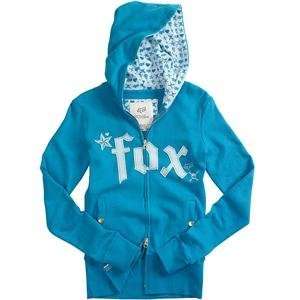  Fox Racing Womens Starlette Hoody   X Large/Turquoise 