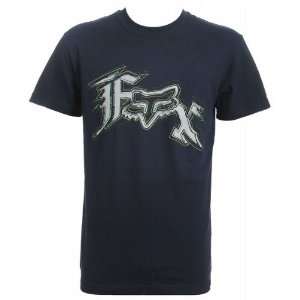  Fox Racing Twisted T Shirt   X Large/Navy Automotive
