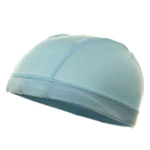  Sports Spandex Dome Cap, Light Blue 