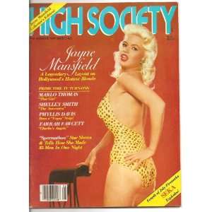  High Society August 1980 Jayne Mansfield Collectors 