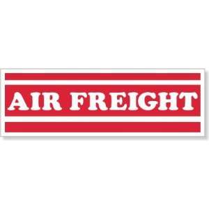 Air Freight Coated Paper Label, 6 x 2