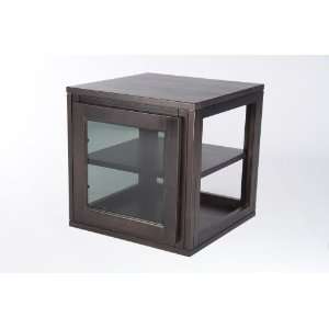  Ucube Glass Door Storage Cube Espresso 18X18X18