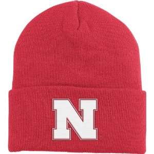  Nebraska Cornhuskers Adidas Red Cuffed Knit Hat Sports 