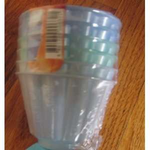   Set of 6 Plastic Cups for Nice Shape Jello Kids Pleasure Toys & Games