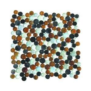 Avons series round glass mosaic color Tiber   1 sheet is equal to 0.98 
