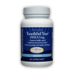  Enzymatic  Youthful You DHEA 5mg 60 Ultracaps Health 