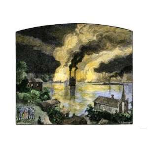   , Night of April 16, 1863 Giclee Poster Print, 24x18