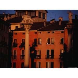  Winged Lion of Venice in Front of Terracotta Coloured 