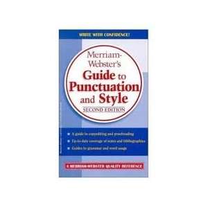  Merriam Websters Guide to Punctuation and Style 2nd 