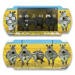 Sony PSP 1000 Skin Decal Sticker  Zebra Family