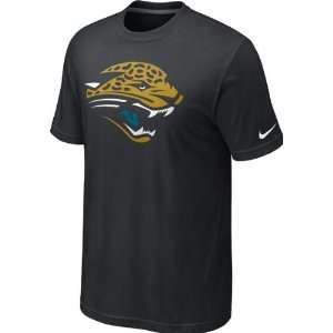   Jaguars Black Nike Oversized Logo T Shirt