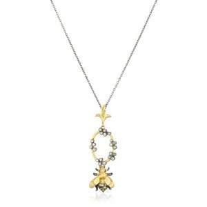  Azaara Florentine Bumble Bee Pendant Necklaces Jewelry