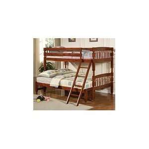 Coral Traditional Twin Over Full Bunk Bed   coaster 460224  