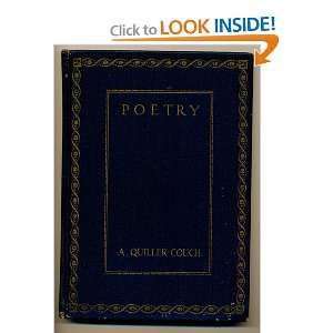  Poetry Arthur Quiller Couch Books