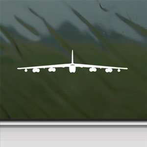  B 52 Stratofortress Bomber White Sticker Laptop Vinyl 