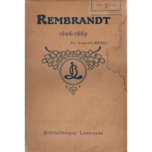  Rembrandt 1606 1169 Bréal Auguste Books