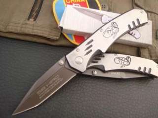 Lock Stainless Cobalt Steel Tactical Saber Folding Knife (K30)  
