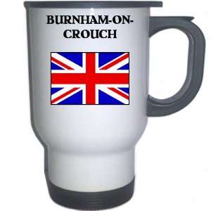  UK/England   BURNHAM ON CROUCH White Stainless Steel Mug 