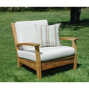  Teak Deep Seating, Chappy Collection Single Seater Patio 