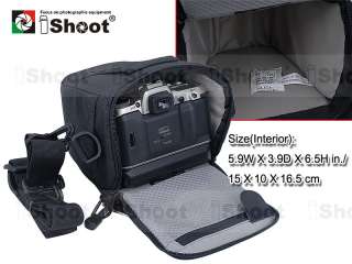 Black Lowepro Topload Zoom Mini Camera Bag Case f Sony Olympus Samsung 