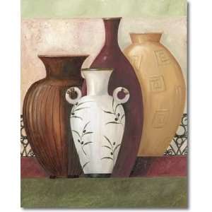  Tuscan Pottery III & IV by Hawkins ~ Set of 2 UNFRAMED Art 