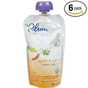  Plum Organics Baby Second Blends   Apple Carrot   4.22 oz 