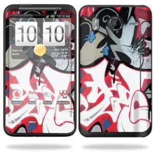   Skin Decal Cover for HTC Desire HD A9191 Cell Phone   Graffiti Mash Up