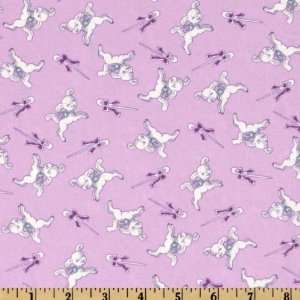  44 Wide Story Time Lambs Petunia Fabric By The Yard 