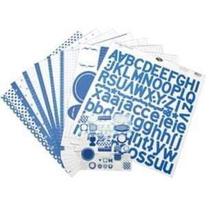  Simply Luxe 12 Inch x12 Inch Collection Pack   Blue Arts 