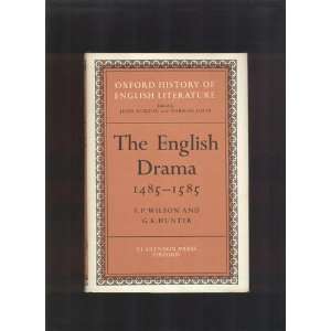  English Drama, 1485 1585 The Oxford History of English Literature 