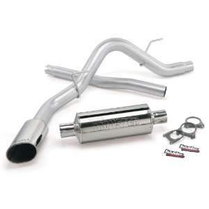 Banks Power 48761 Monster Exhaust System; 4 in. In/Out; Incl. Turbine 