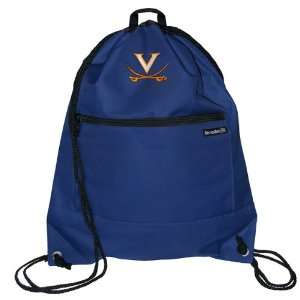  UVA Logo Backpack Cinch Drawstring Style University of 