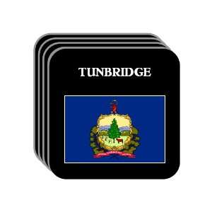  US State Flag   TUNBRIDGE, Vermont (VT) Set of 4 Mini 